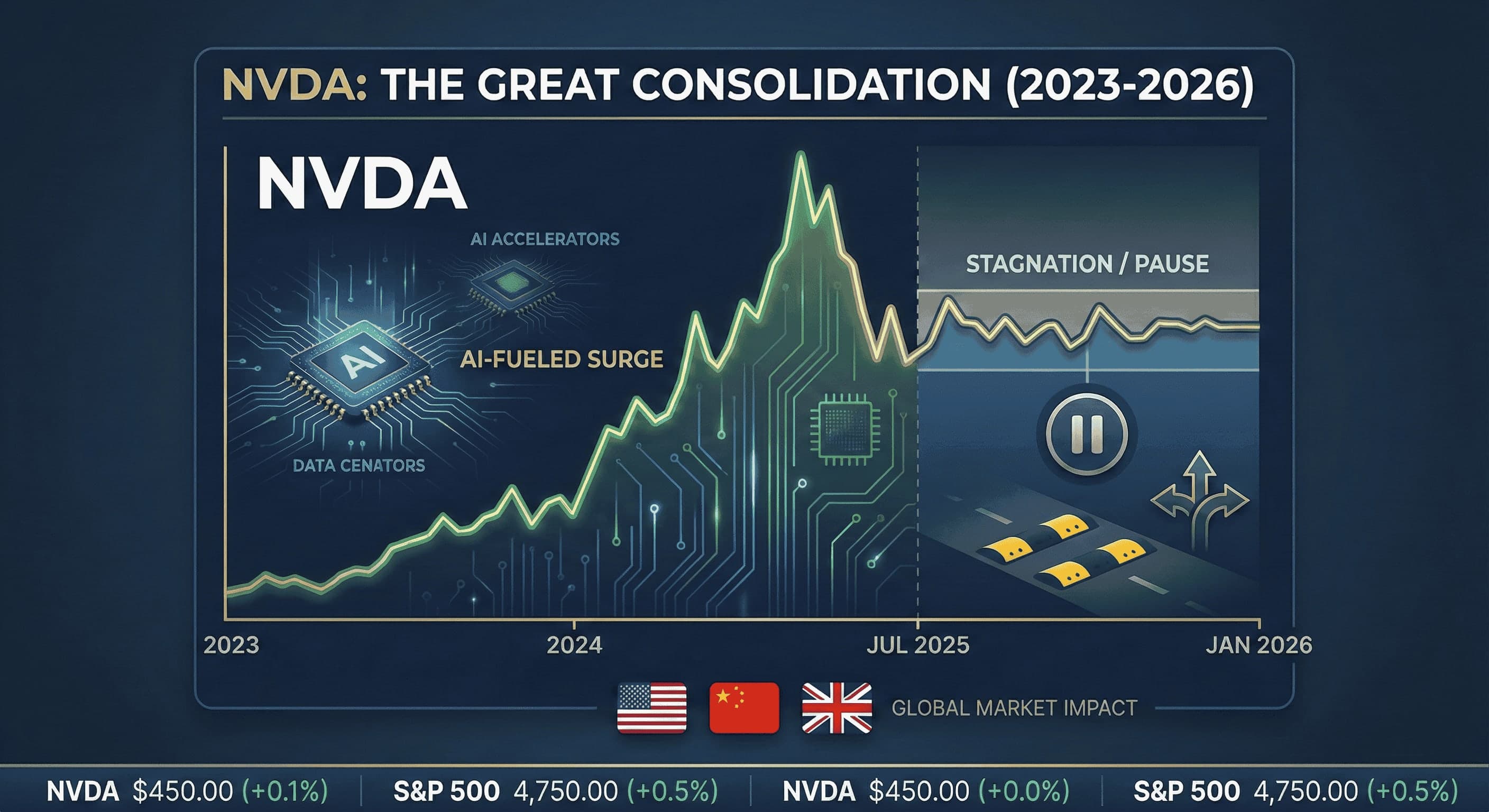 Nvidia Stock Stuck Since July - Why Wall Street's 5 Trillion Dollar AI Giant Has Suddenly Hit the Brakes in 2026