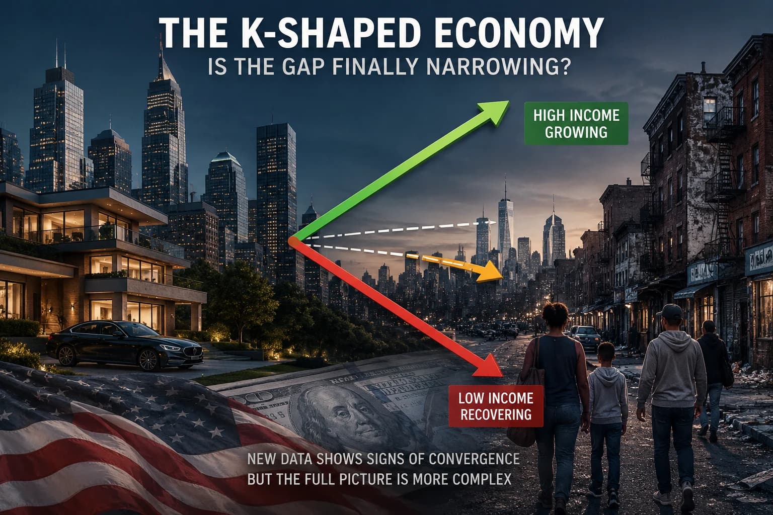 K-Shaped Economy: Why America's Wealth Gap Is Narrowing