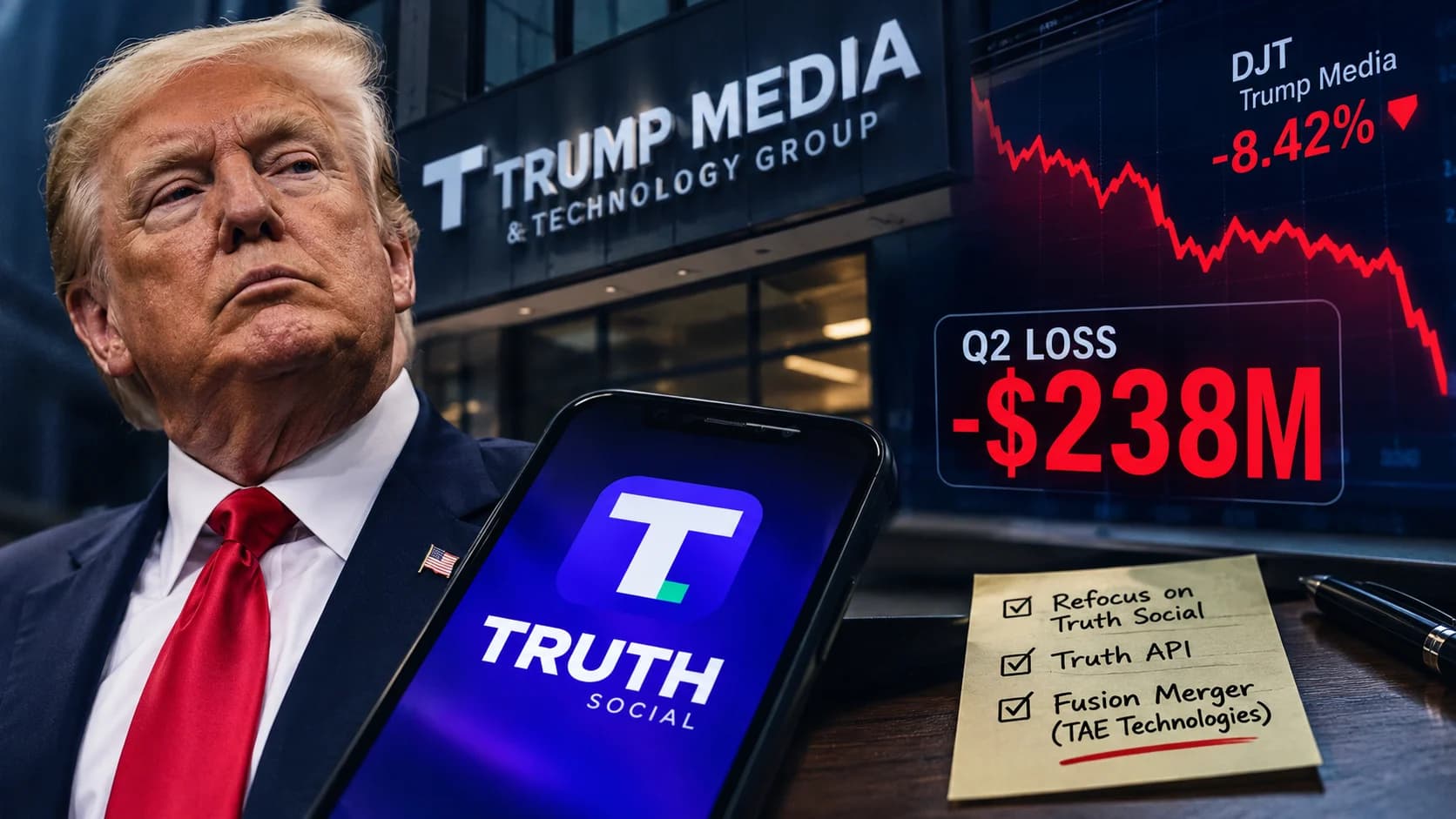 Trump Media Q2 Loss Spurs a Major Business Reset in 2026