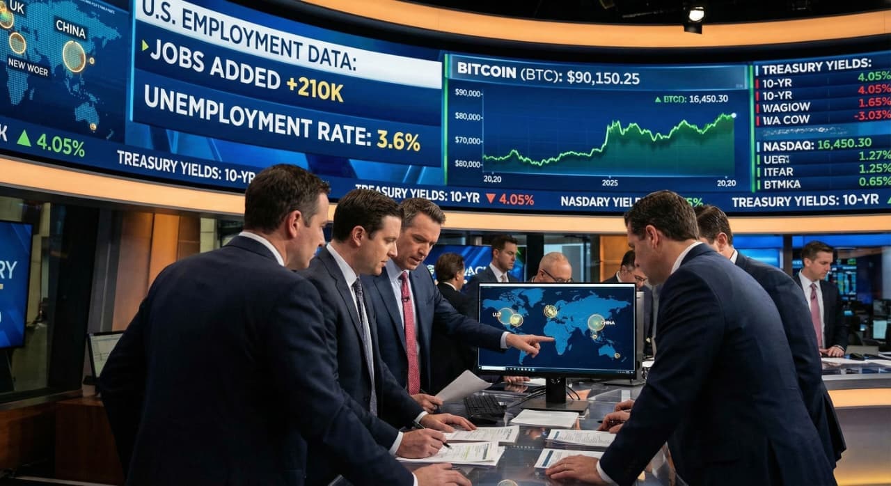 U.S. Jobs Report Surprises Markets - What Falling Unemployment and Steady Bitcoin Mean for 2026